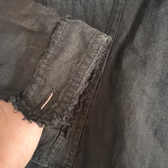 Lulu-B Women’s Linen Travel Jacket in Black size XL - Picture 5 of 9